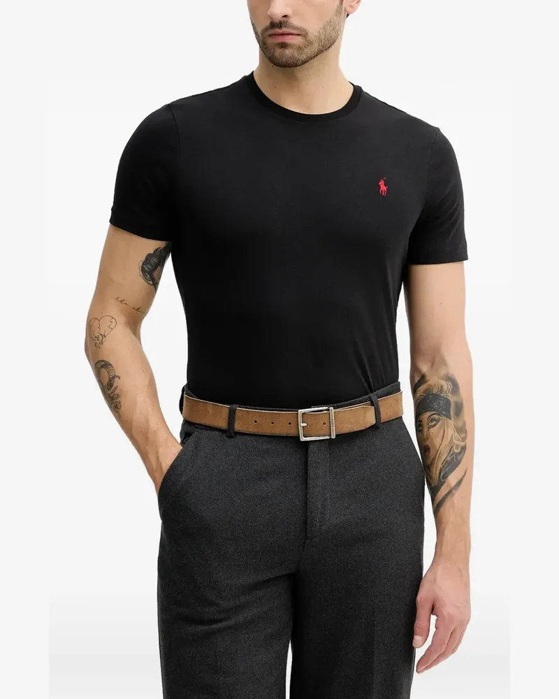 Ralph Lauren T-Shirt mit Logo - Schwarz Schwarz