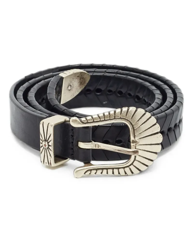 Isabel Marant Jigoo braided belt - Schwarz Schwarz