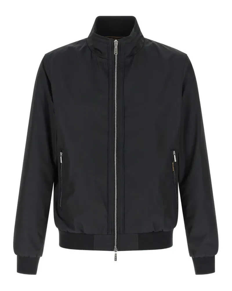 MOORER Manetti-Wk zip-up bomber jacket - Blau Blau