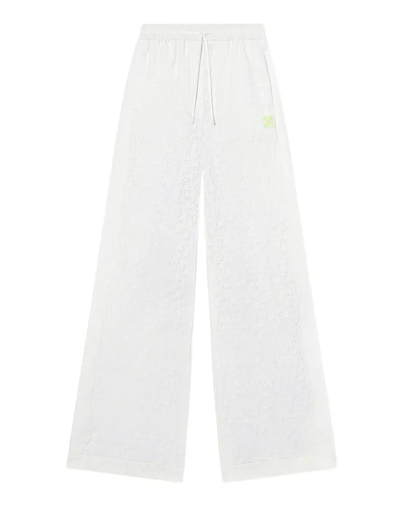 OFF-WHITE Hose mit Kordelzug - Weiß Weiß