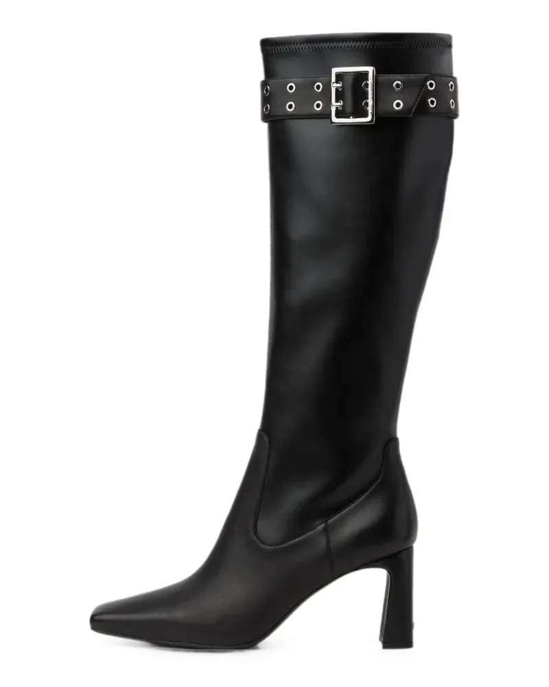 Karl Lagerfeld Kati Stiefel mit Schnallenriemen - Schwarz Schwarz