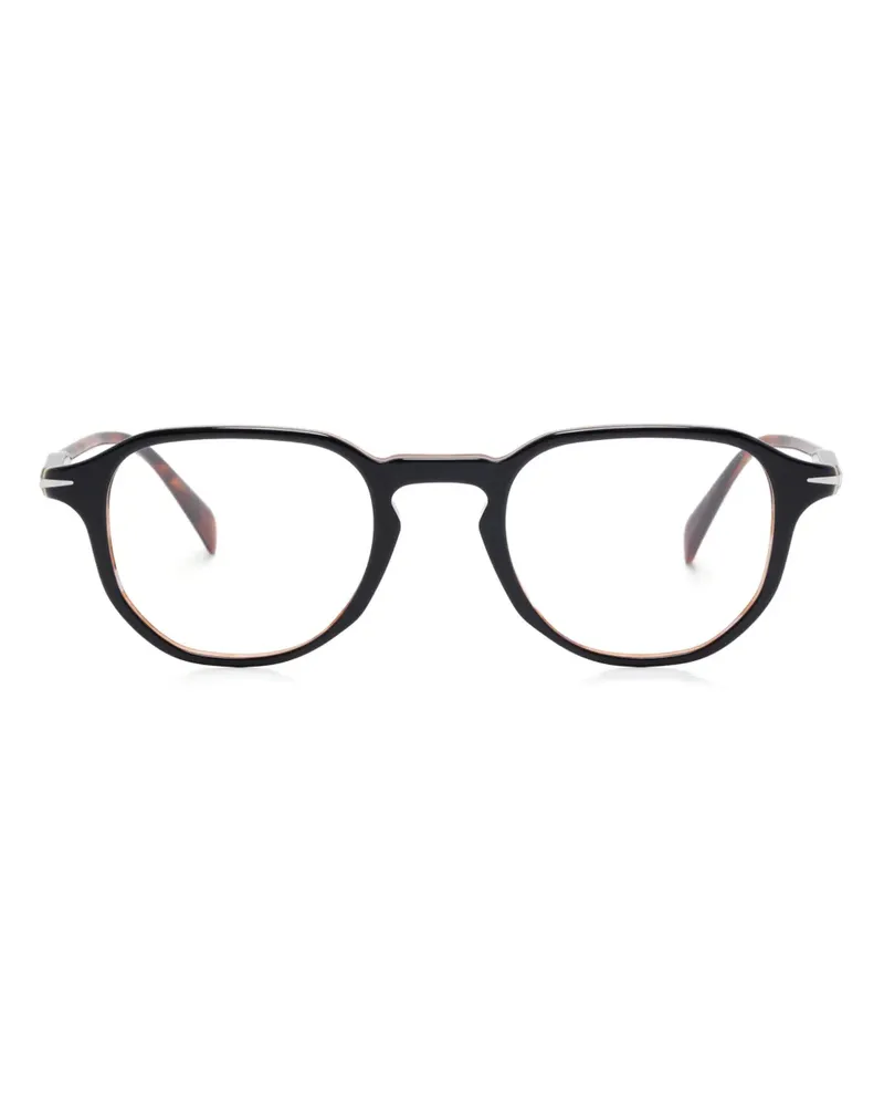 EYEWEAR by DAVID BECKHAM Brille im Panto-Design - Braun Braun