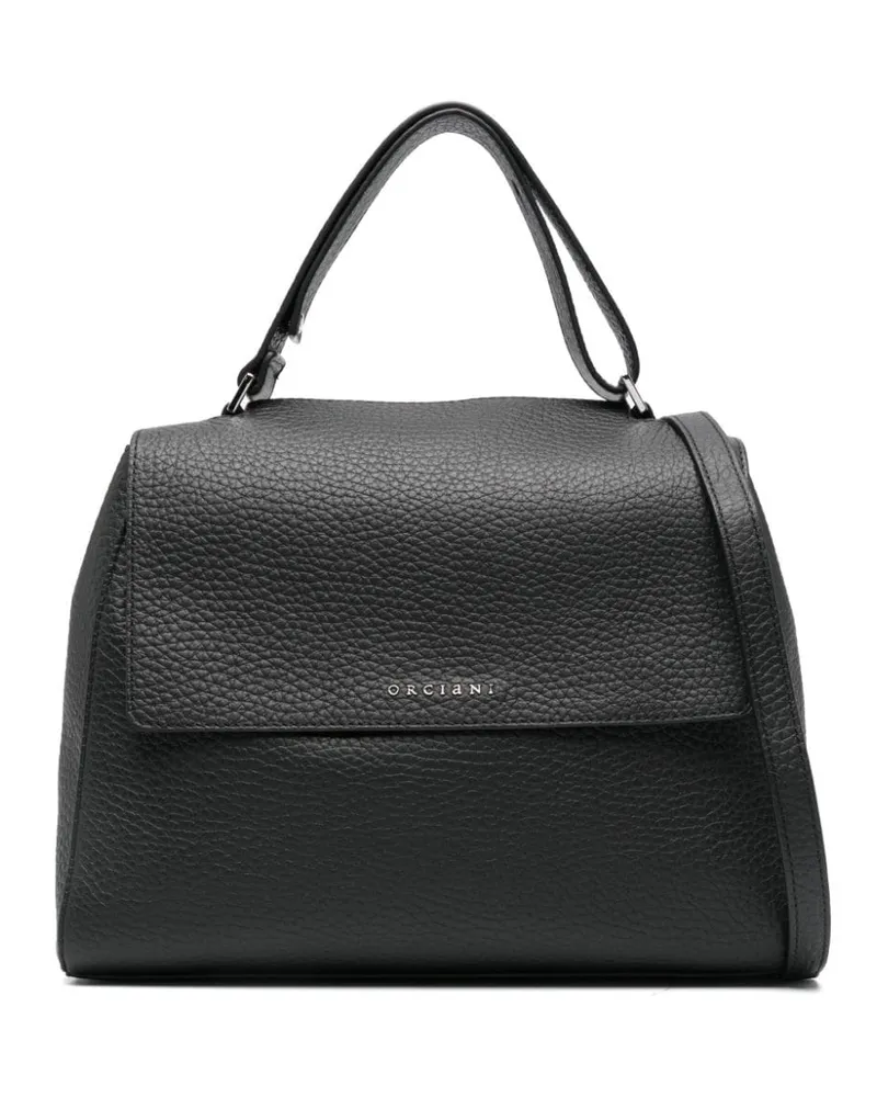 Orciani Mittelgroße Sveva Couture Schultertasche - Schwarz Schwarz
