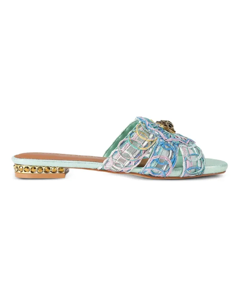 Kurt Geiger woven eagle head sandals - Blau Blau