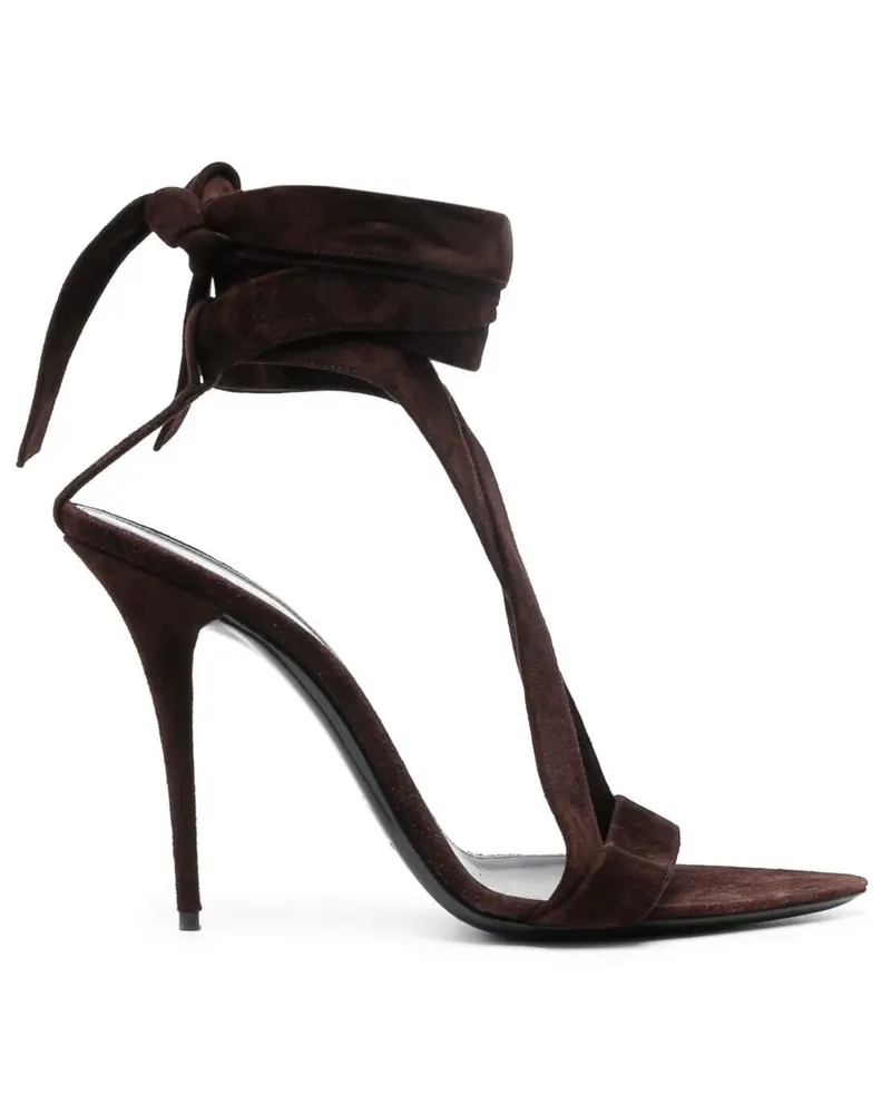 Saint Laurent Deva Sandalen 105mm - Braun Braun
