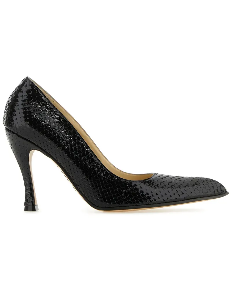 Loewe Pumps 100mm - Schwarz Schwarz