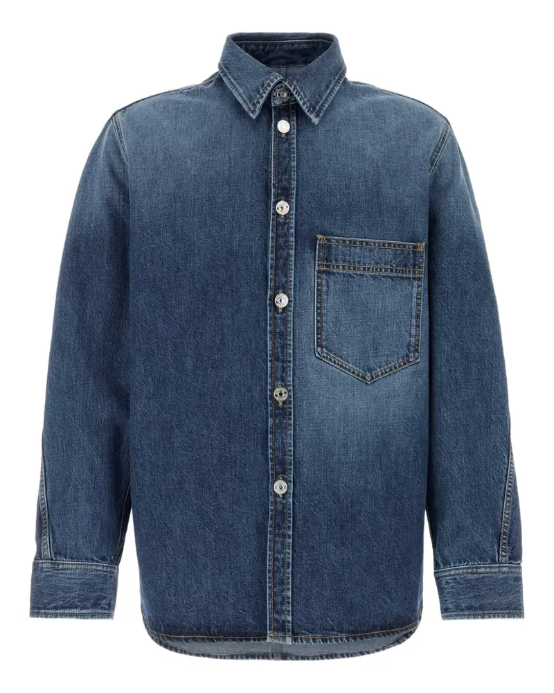 Givenchy chest-pocket denim shirt - Blau Blau