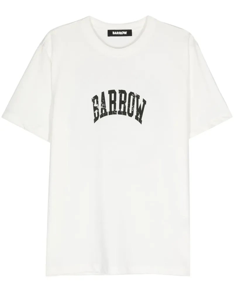 BARROW T-Shirt mit Logo-Print - Weiß Weiß