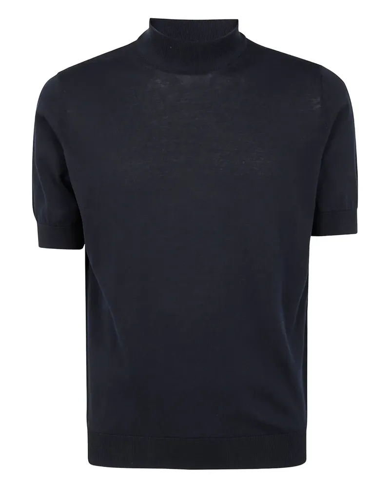 Filippo de Laurentiis T-Shirt mit Rollkragen - Blau Blau
