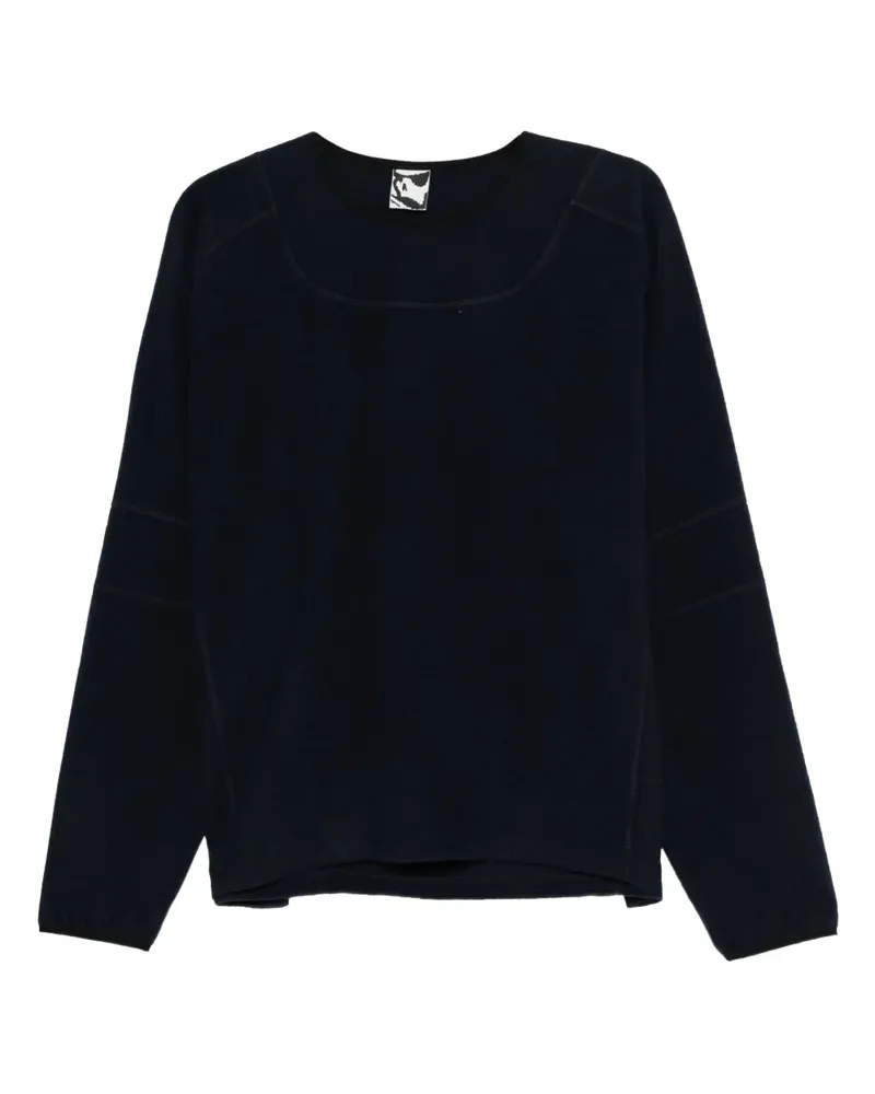 GR10K Sweatshirt mit Einsätzen - Blau Blau
