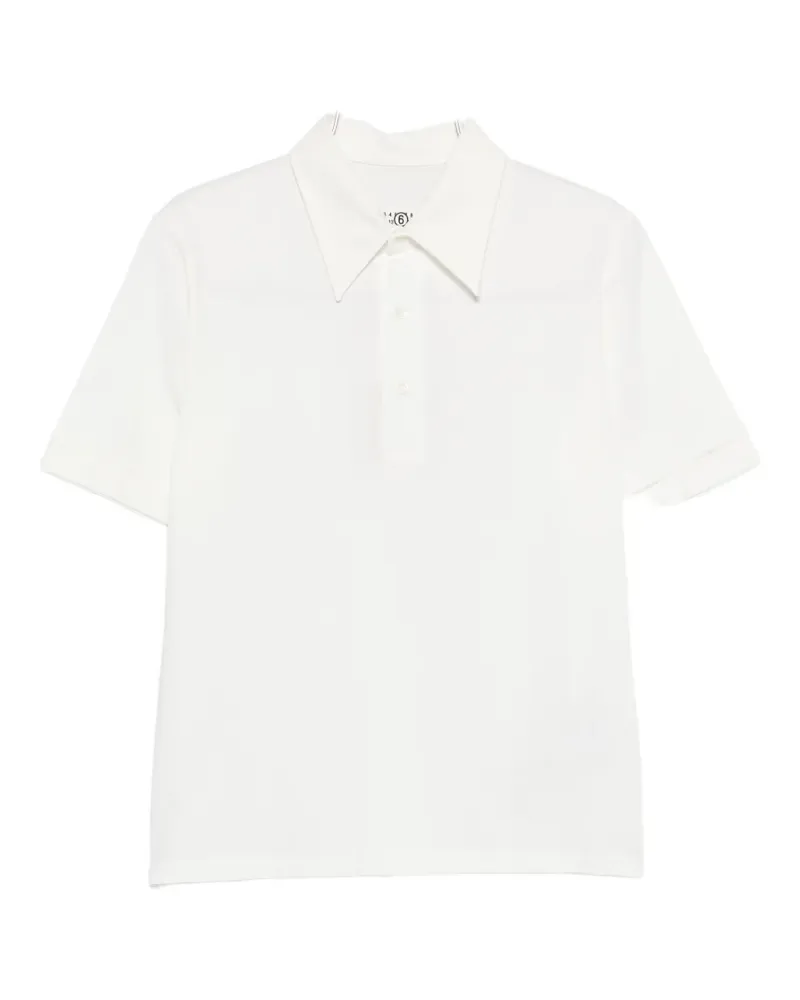 Maison Margiela short-sleeve polo shirt - Weiß Weiß