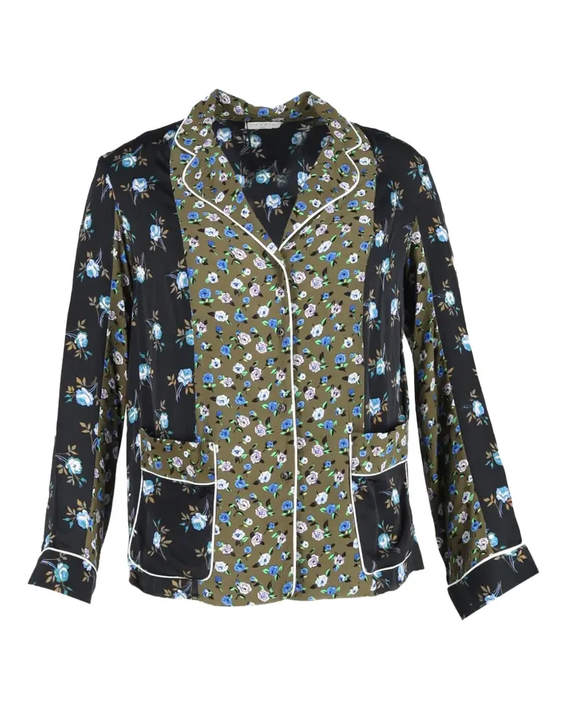 Sandro Noisette floral-printed blouse - Schwarz Schwarz