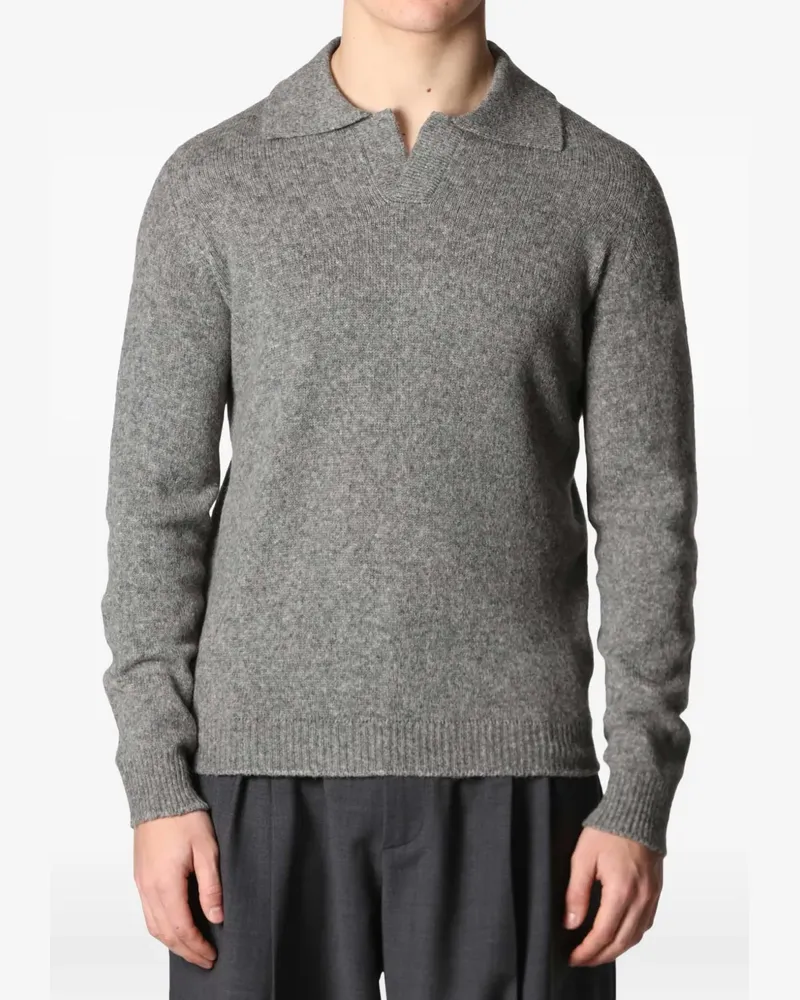 Roberto Collina Langärmeliger Pullover - Grau Grau