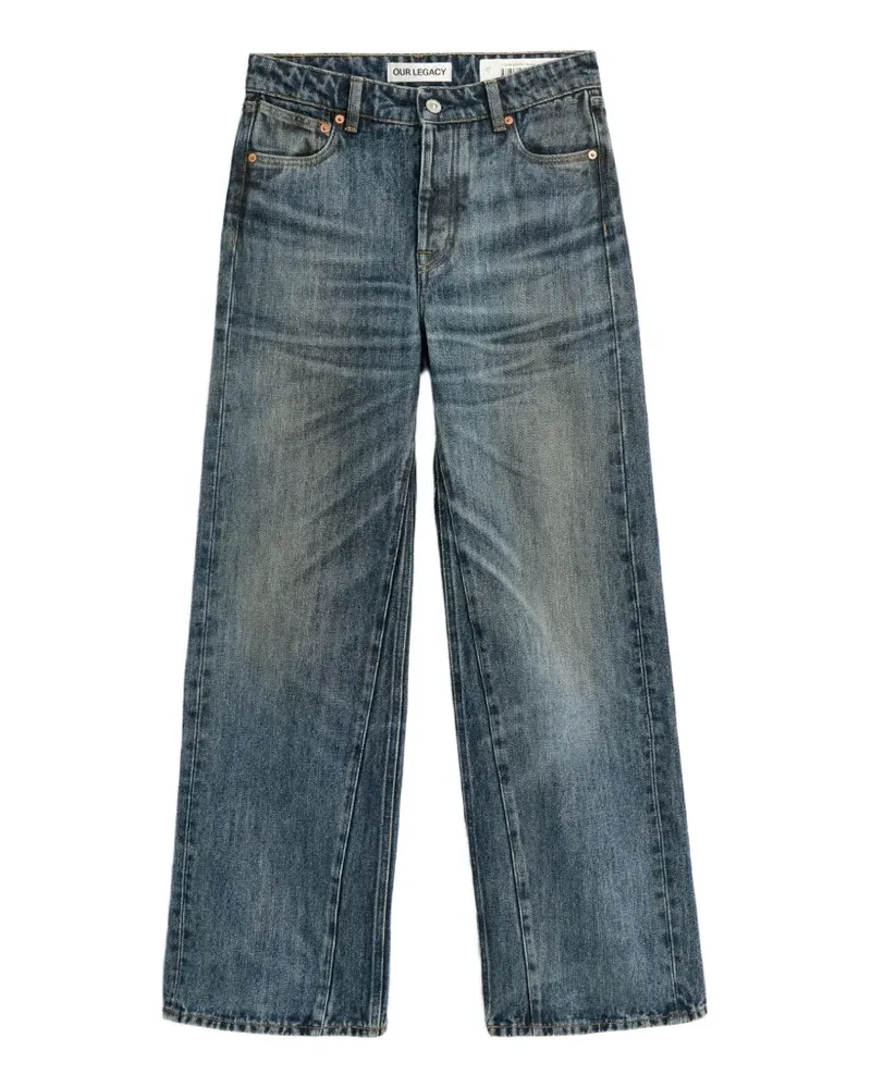 Our Legacy Weite Jeans im Five-Pocket-Design - Blau Blau