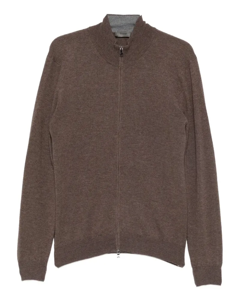 Ferrante Cardigan mit Reißverschluss - Braun Braun