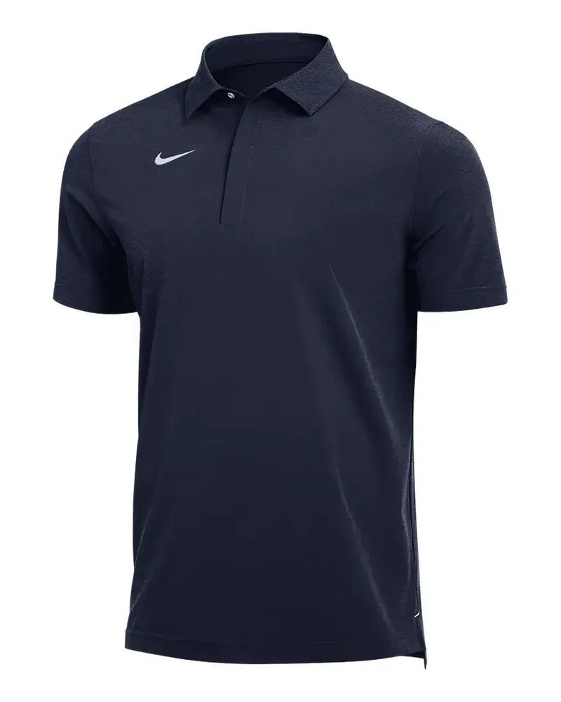 Nike Kurzärmeliges Dri-Fit Coach Poloshirt - Blau Blau