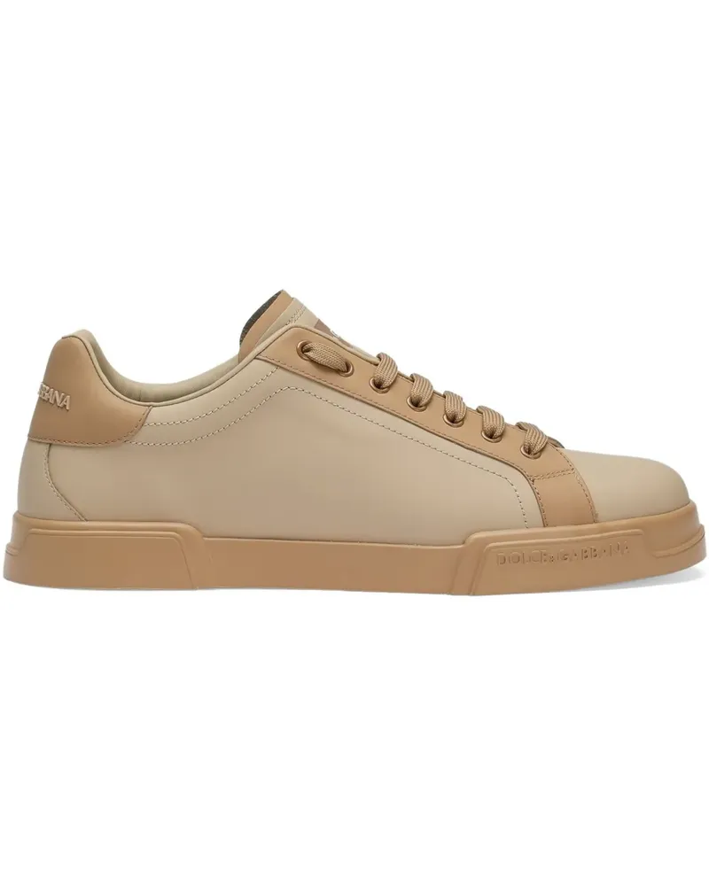 Dolce & Gabbana Portofino Sneakers - Nude Nude