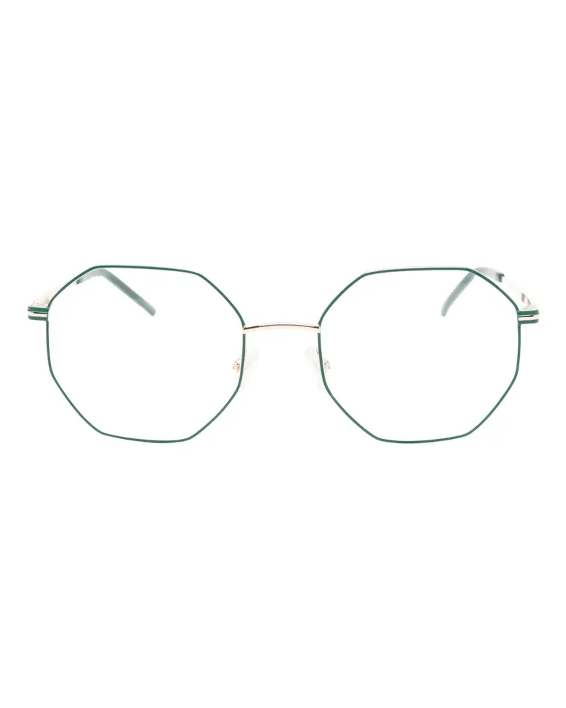 HUGO BOSS Brille mit geometrischem Gestell - Gold Gold