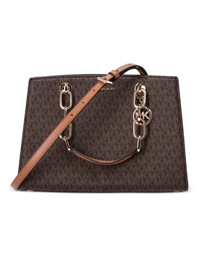 Michael Kors Shopper mit Monogrammmuster - Braun Braun