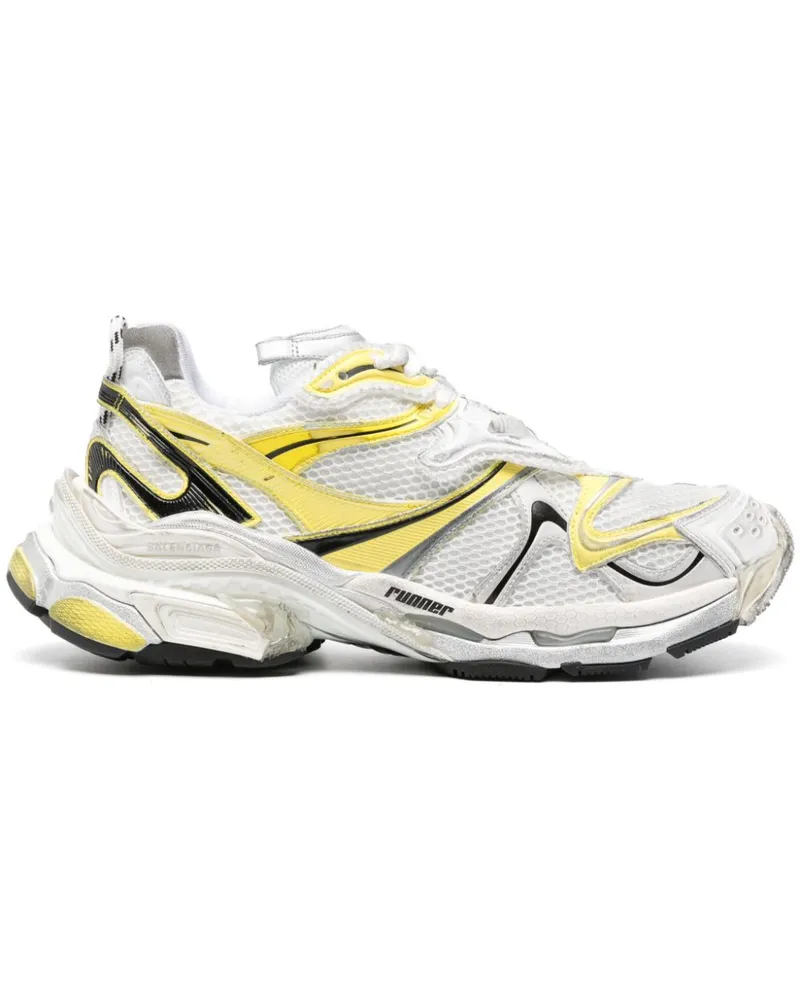 Balenciaga Runner 2.0 Sneakers mit Einsätzen - Weiß Weiß