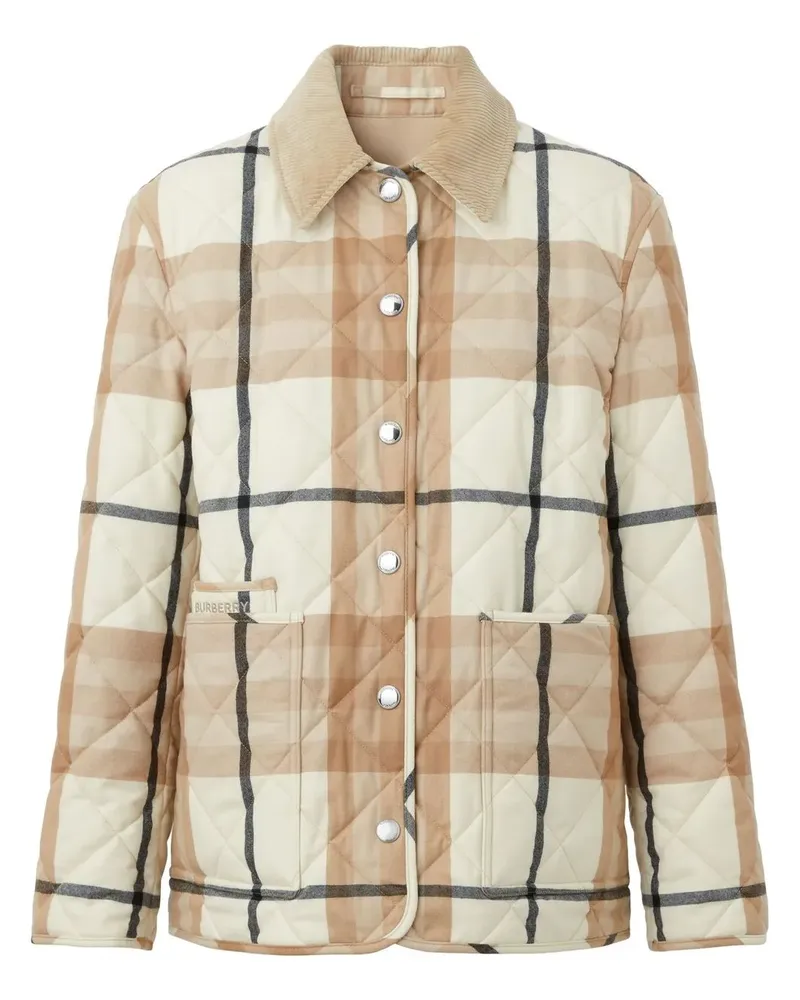 Burberry Steppjacke mit Vintage-Check - Nude Nude