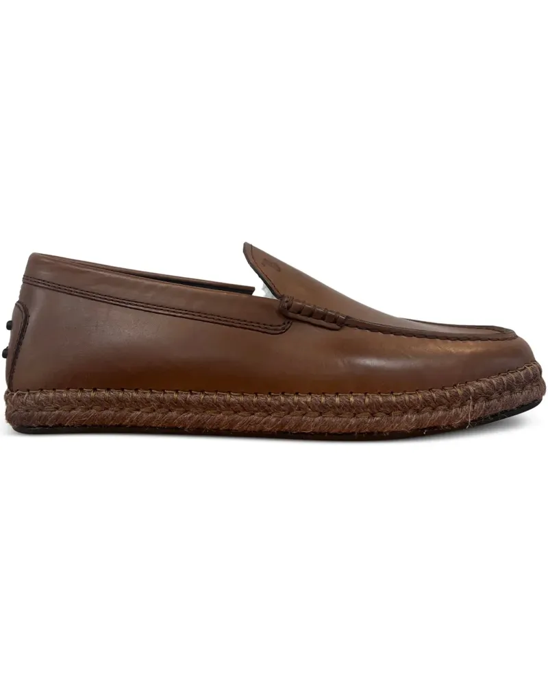 TOD'S Mokassins aus Leder - Braun Braun