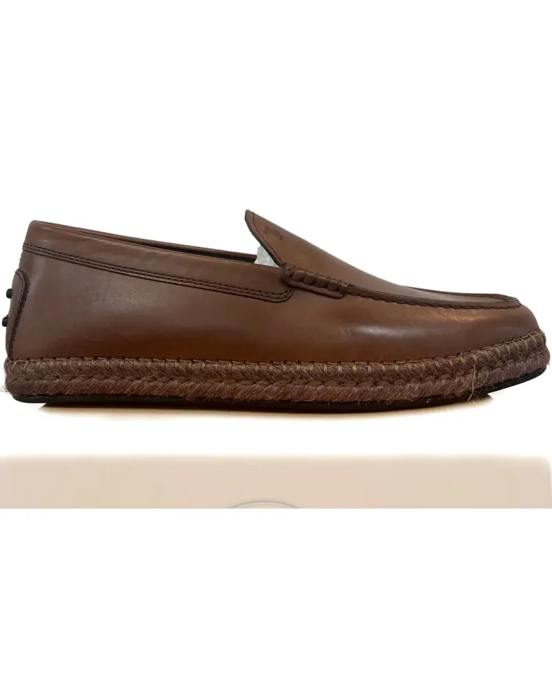 TOD'S Mokassins aus Leder - Braun Braun