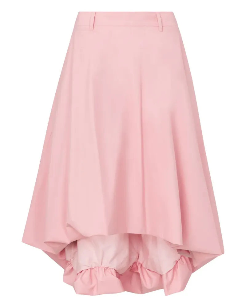 Moschino Asymmetrischer Rock mit Rüschen - Rosa Rosa