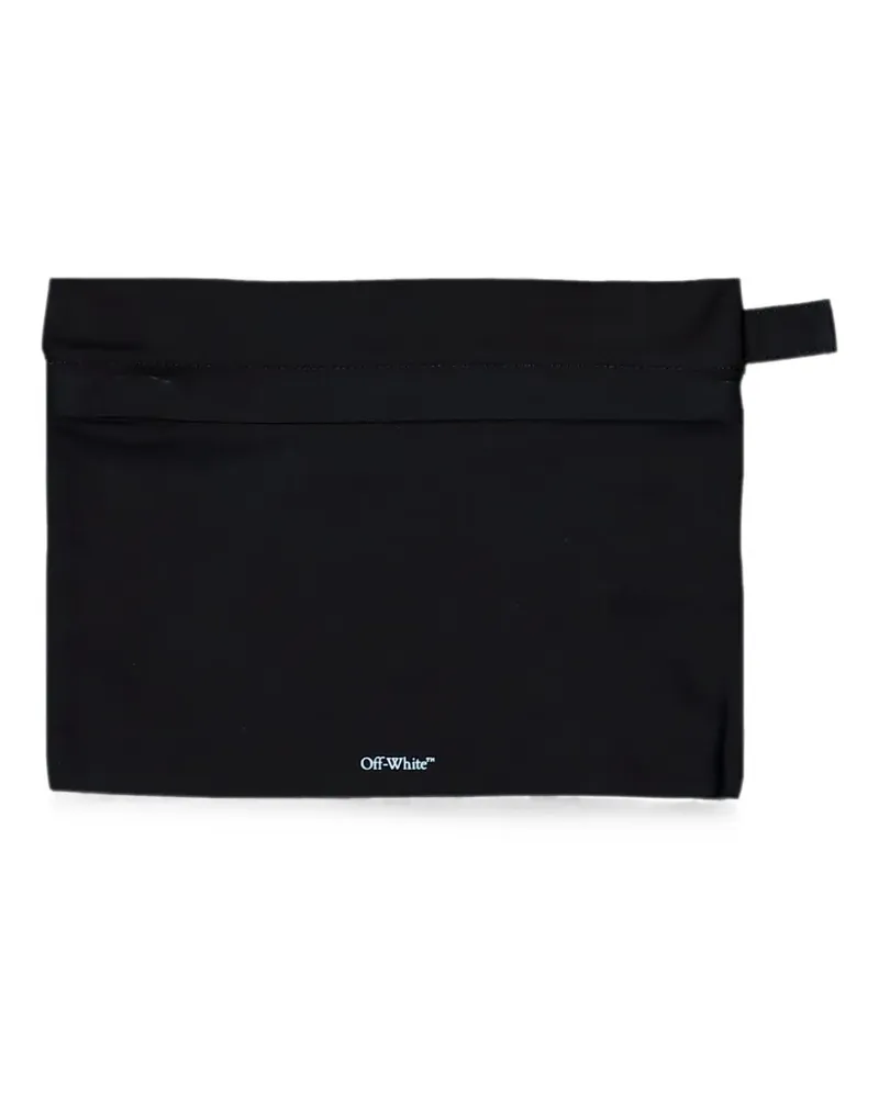 OFF-WHITE Reisetasche mit Logo-Print - Schwarz Schwarz