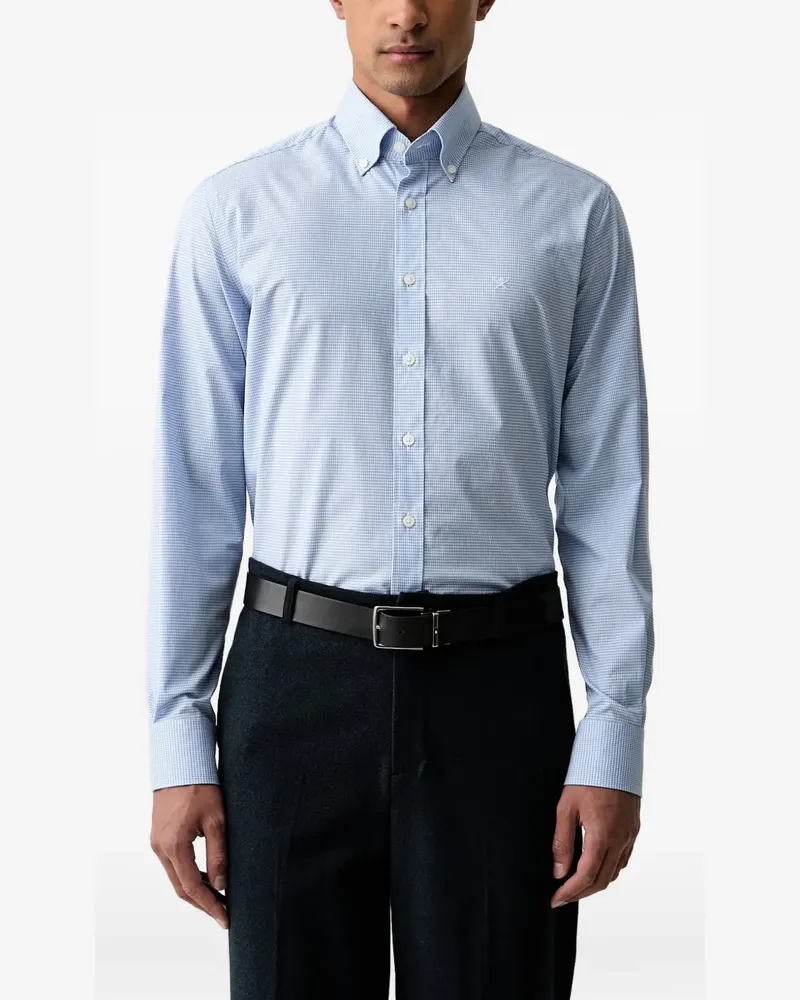 Hackett Hemd mit Vichy-Karo - Blau Blau