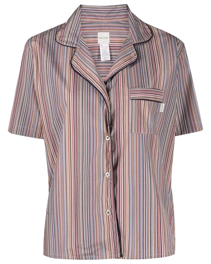 Paul Smith Gestreifter Pyjama - Blau Blau