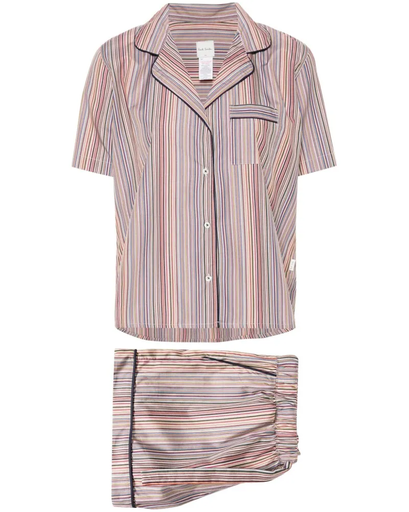 Paul Smith Gestreifter Pyjama - Blau Blau