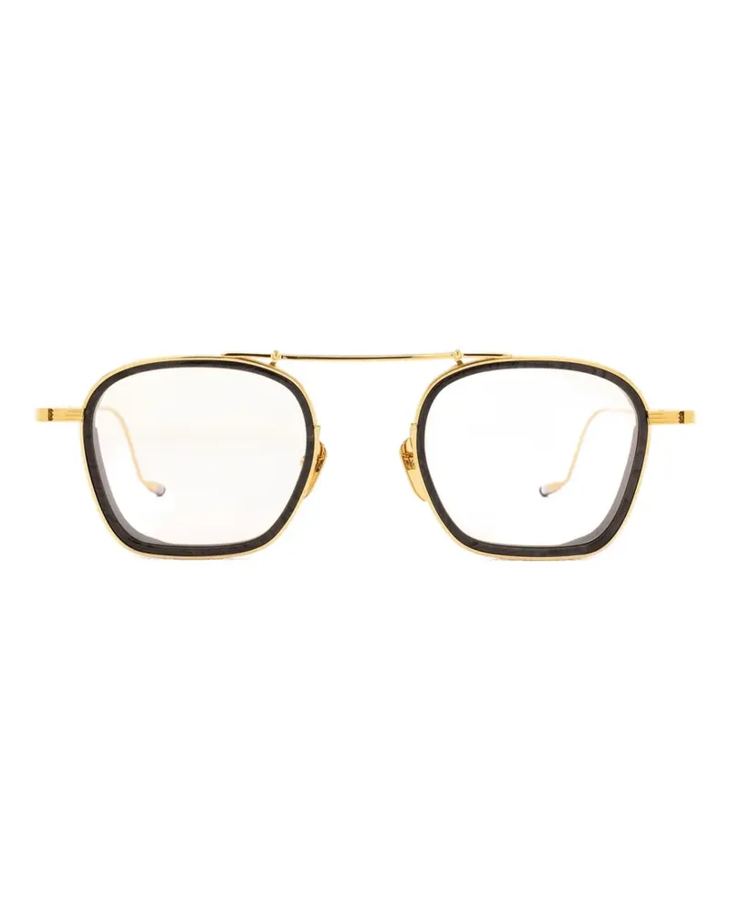 Jacques Marie Mage Baudelaire Brille mit geometrischem Gestell - Schwarz Schwarz