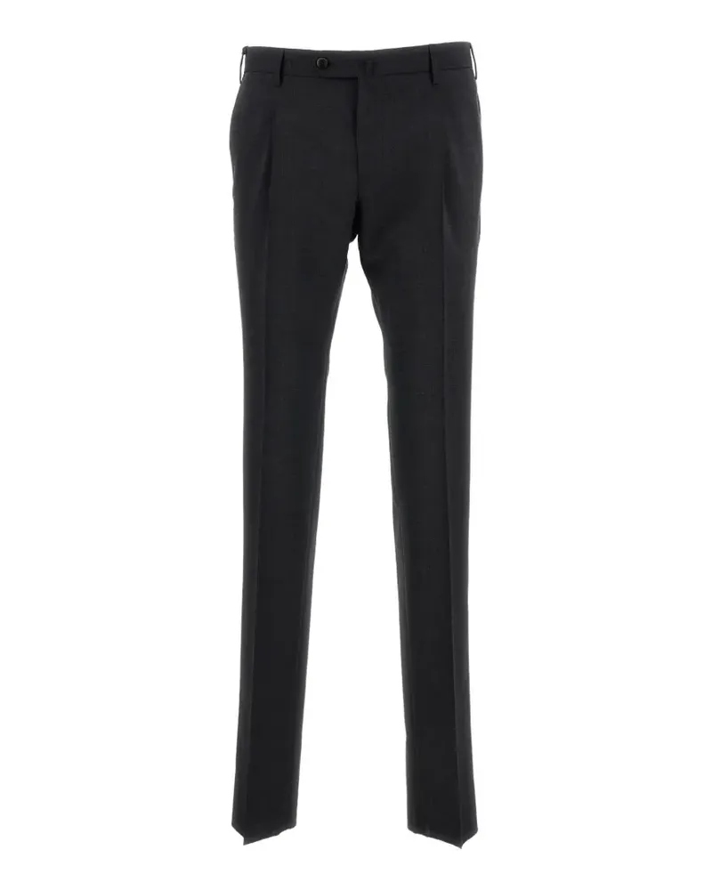 PT TORINO front-pleats tailored trousers - Grau Grau