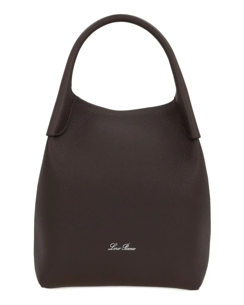 Loro Piana Kleine Bale Schultertasche - Braun Braun