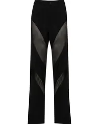 Thierry Mugler Hose mit Einsätzen Schwarz