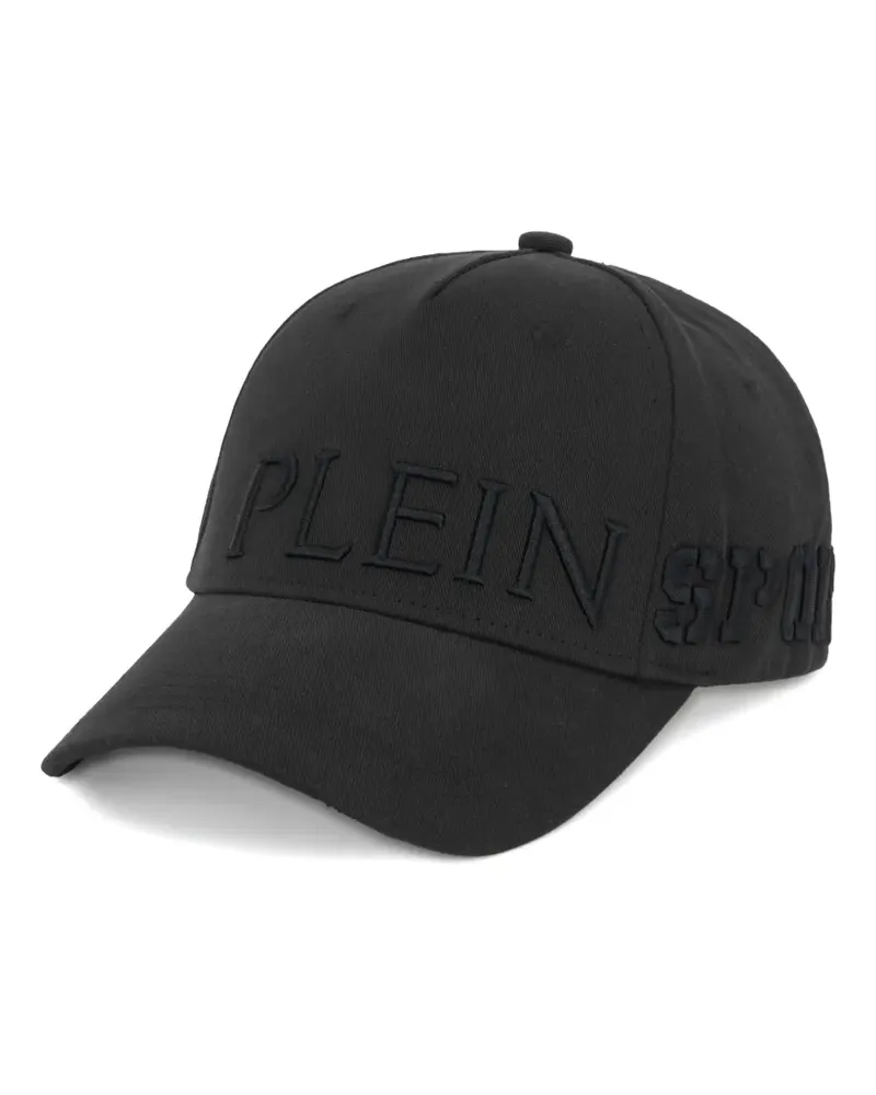 Philipp Plein Baseballkappe mit Logo - Schwarz Schwarz