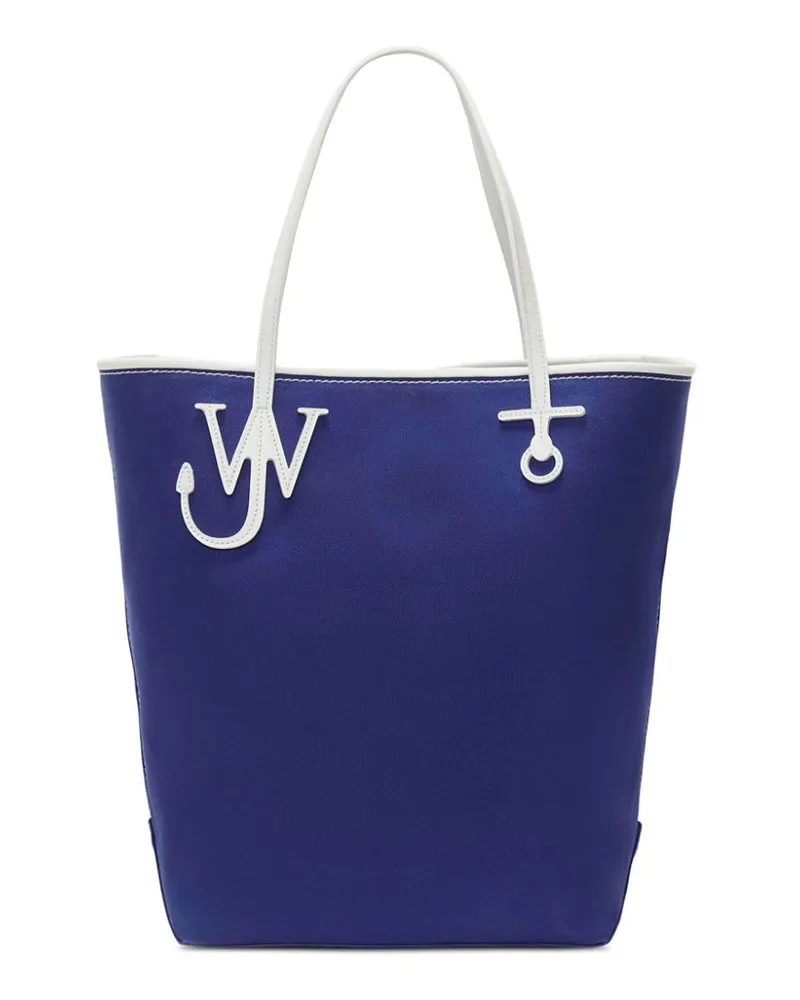 J.W.Anderson Tall Anchor Shopper aus Canvas - Blau Blau