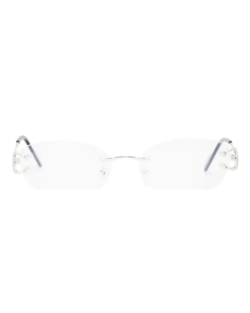 Cartier C Dècor Cat-Eye-Brille - Silber Silber