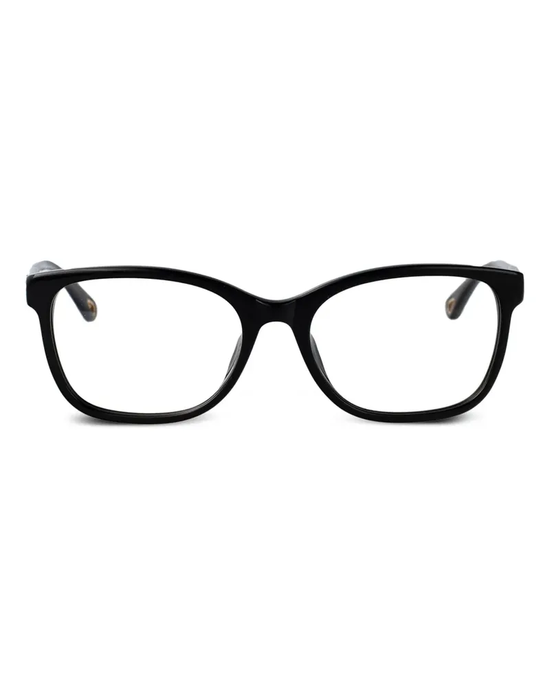 Chloé Brille mit eckigem Gestell - Schwarz Schwarz