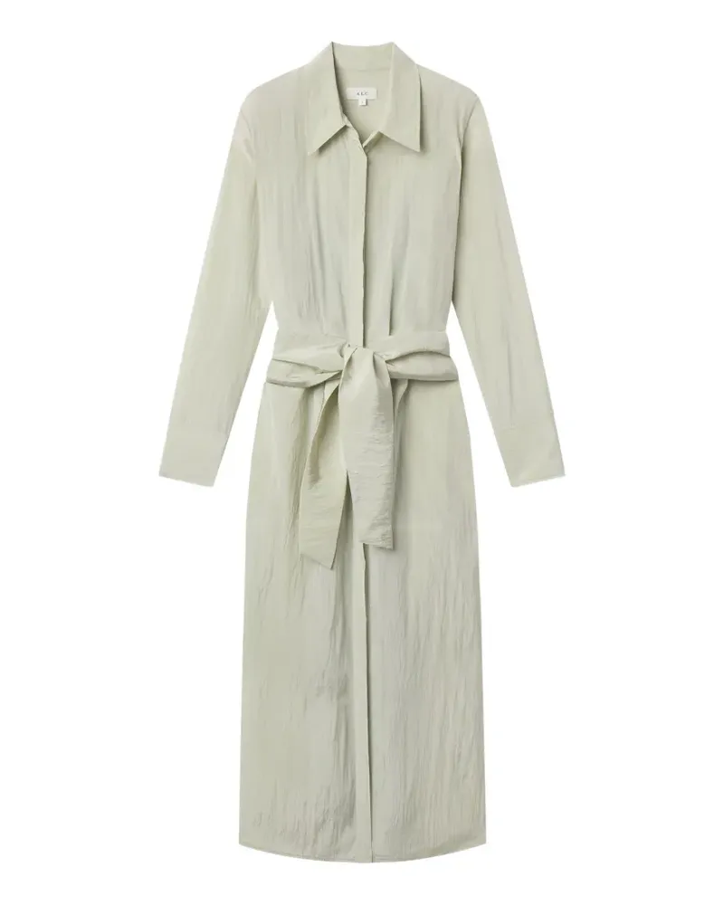 A.L.C. tie-waist dress - Grün Grün