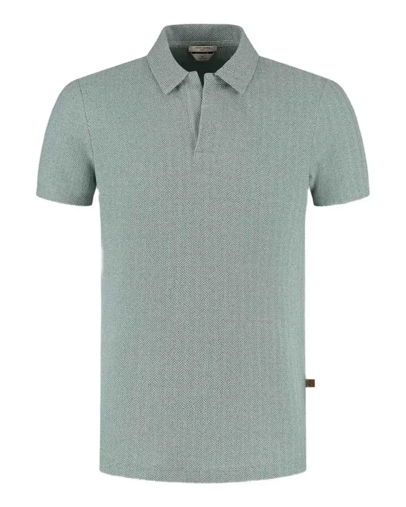 Jacob Cohën herringbone T-shirt - Grün Grün