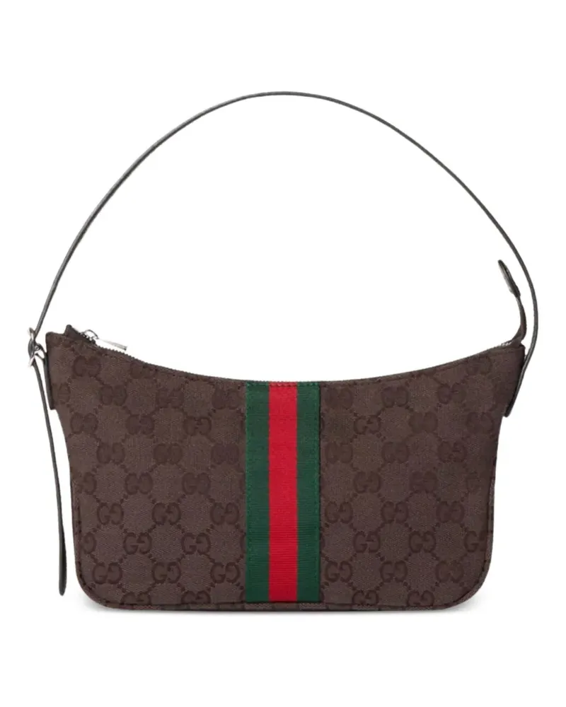 Gucci Kleine Lunetta Schultertasche - Braun Braun
