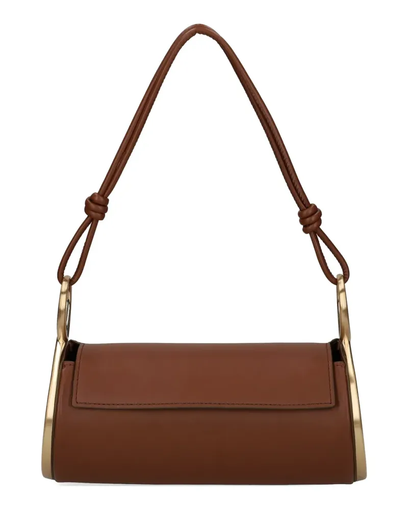 Cult Gaia Zylinderförmige Dahlia Schultertasche - Braun Braun