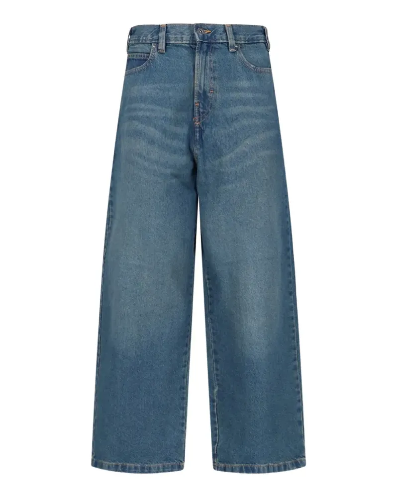 Dickies Jeans mit Logo-Patch - Blau Blau
