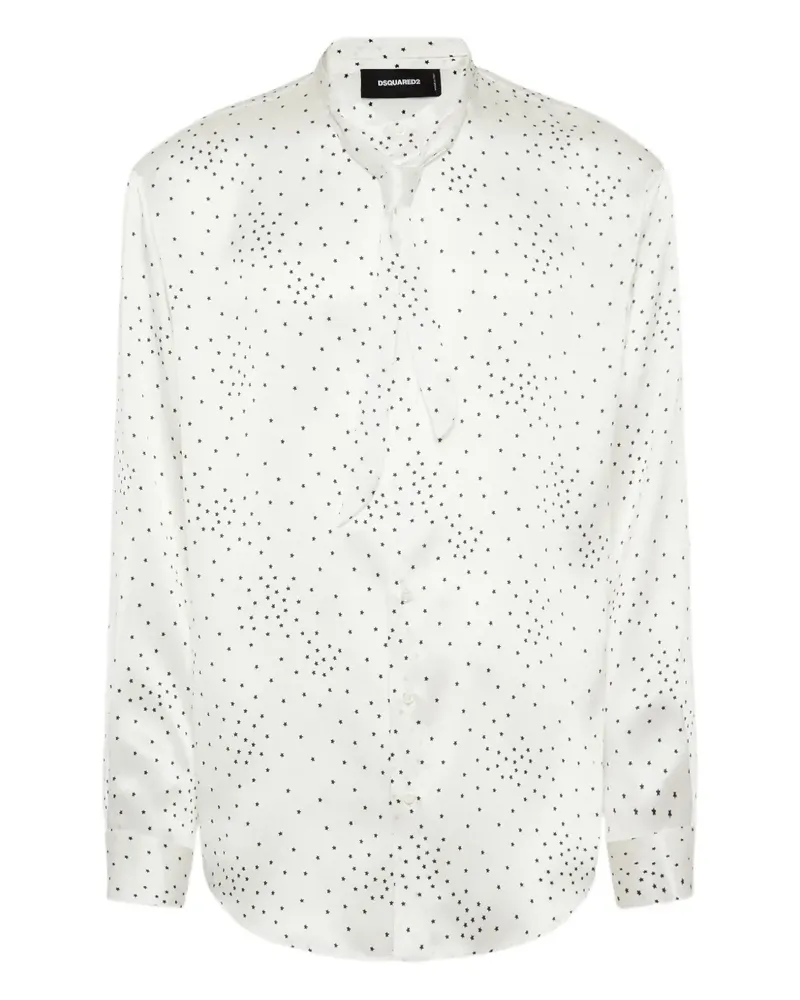 Dsquared2 Stary Night Hemd - Weiß Weiß