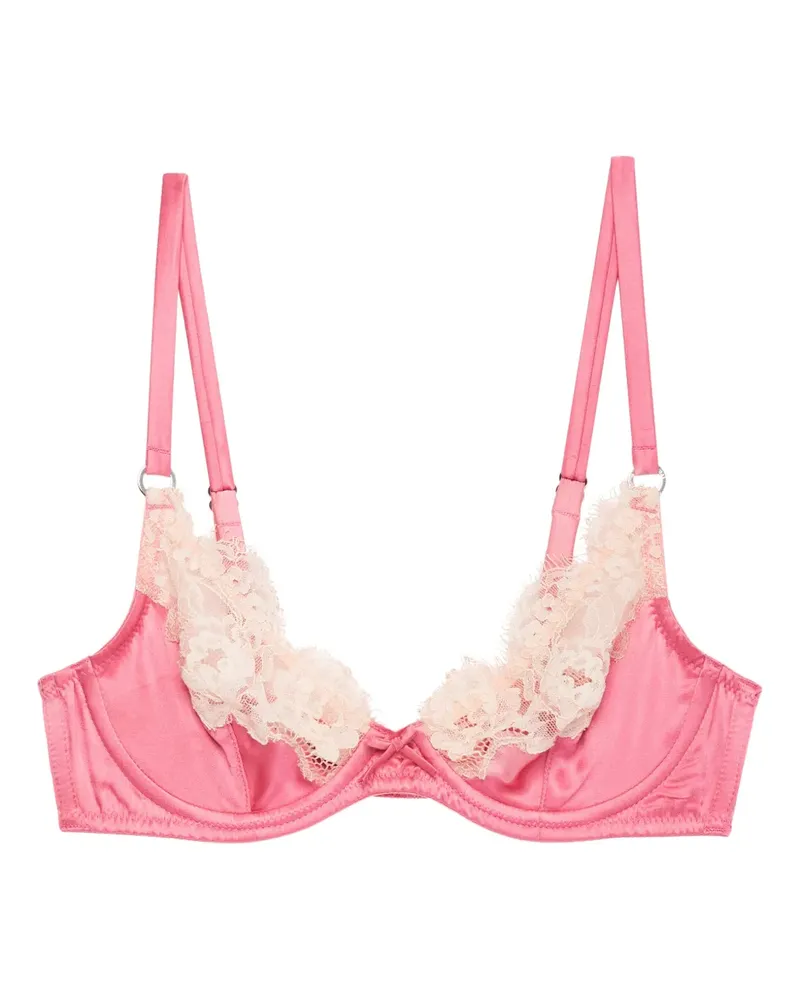 Fleur Du Mal Juliet Lace Demi bra - Rosa Rosa