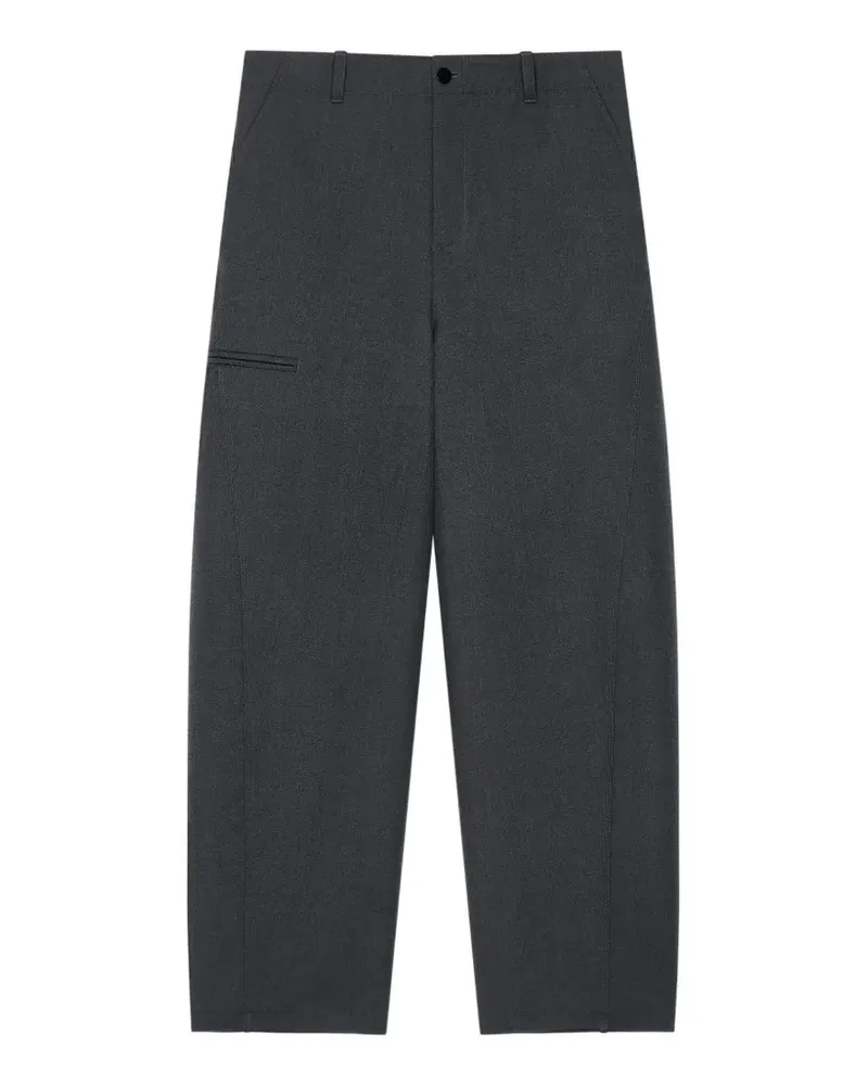 Givenchy Couture Seam checked-reverse trousers - Grau Grau
