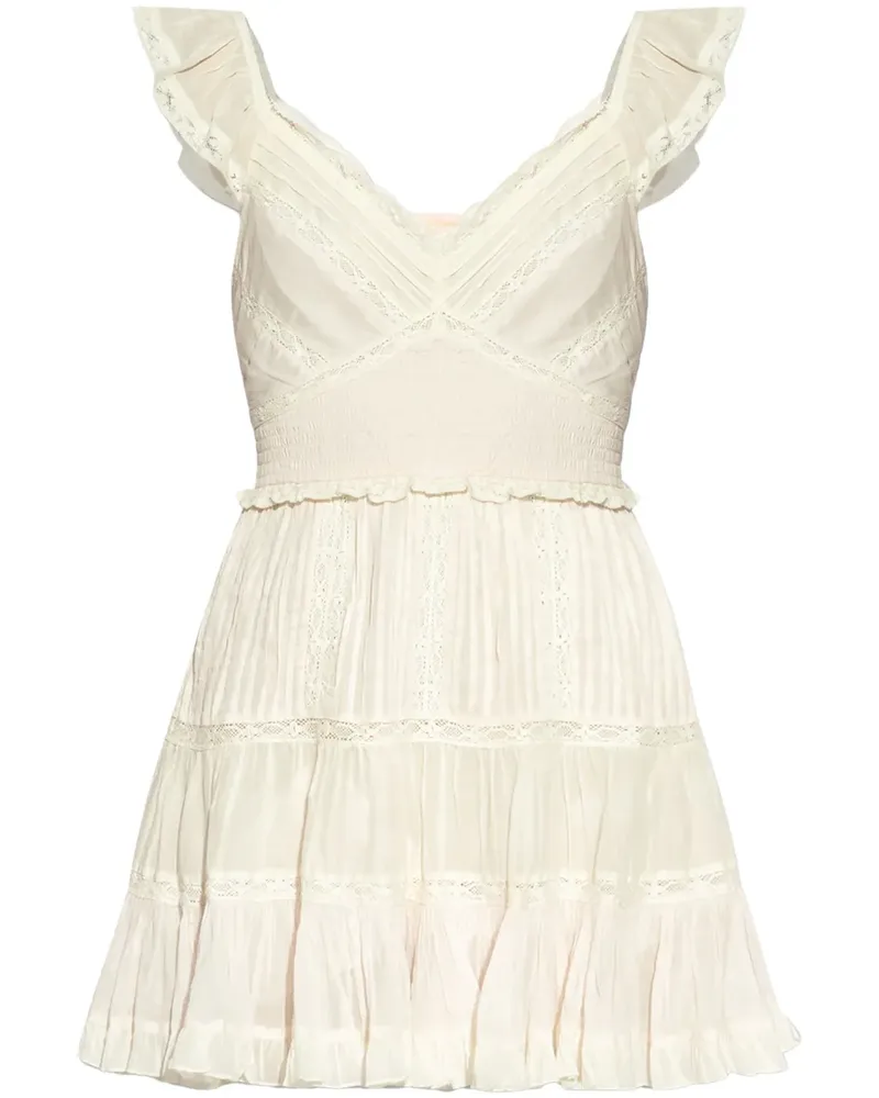LoveShackFancy Presline Kleid - Nude Nude