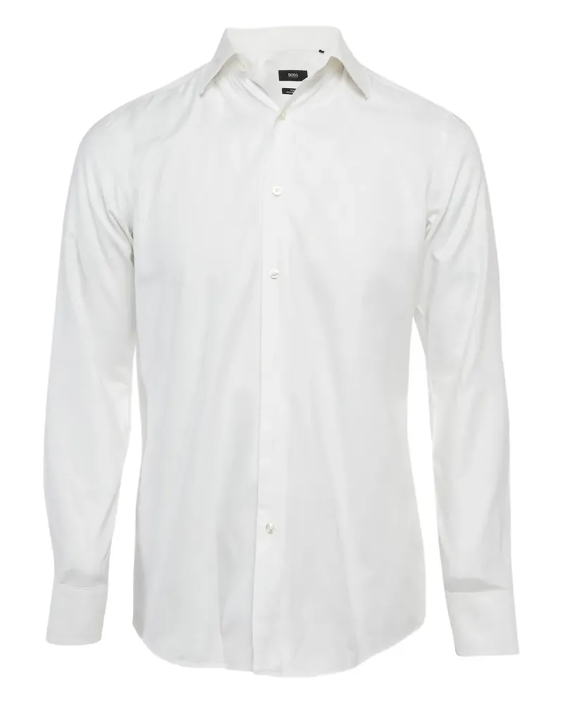 HUGO BOSS cotton shirt - Weiß Weiß
